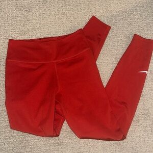 Nike One Dri Fit Leggings Burnt Orange/Red Leggings size small